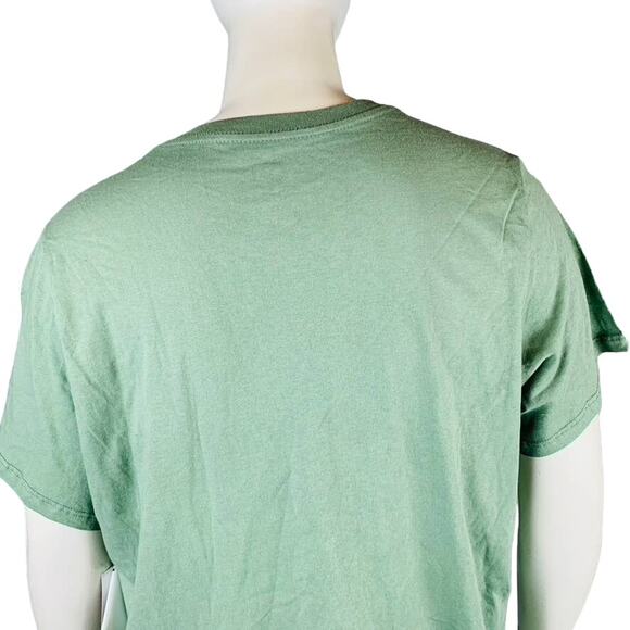 US Army Womans Sz 2X Plus Crewneck T-Shirt Green Army 75 Short Sleeve Crop NWT - Picture 6 of 7